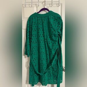 Studio Emerald Eyelet Blouse